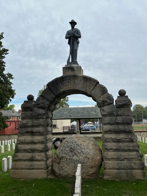 Confederate Cemetery in Ohio - Gary Guerrero Historical Art